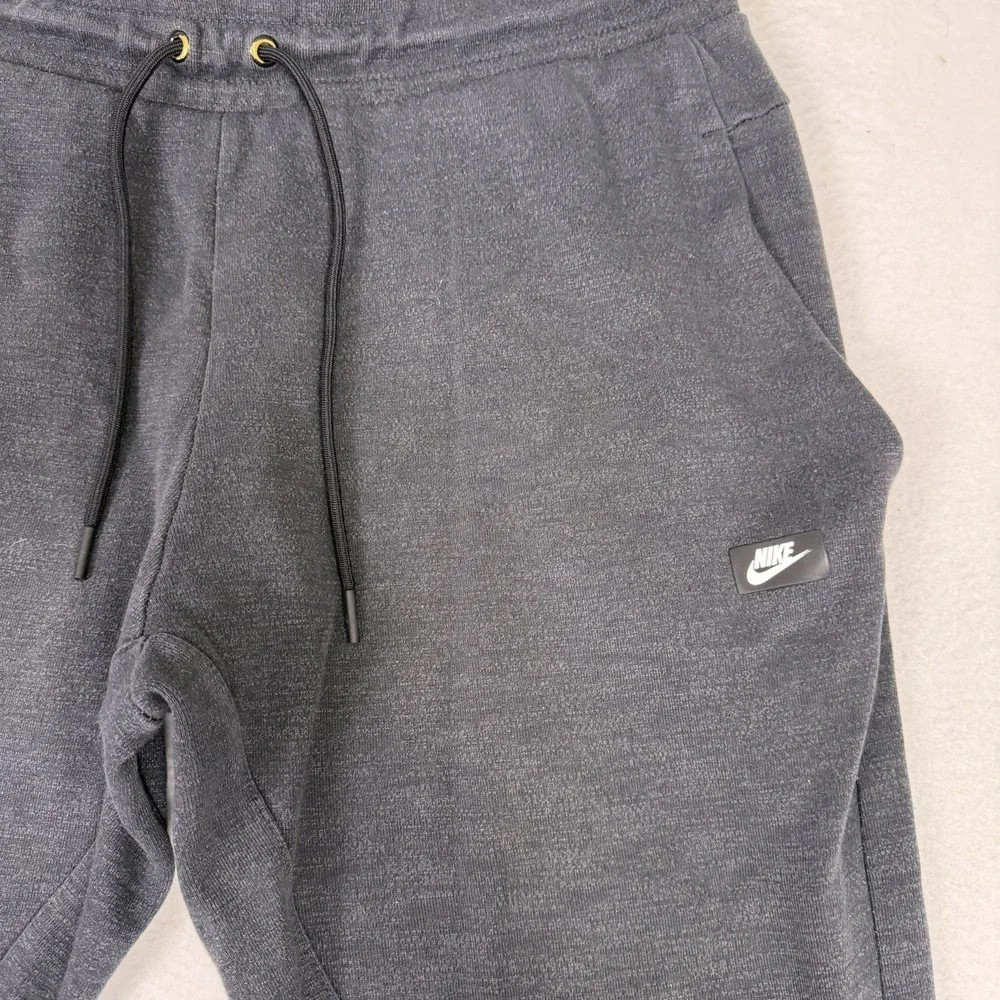 Nike Men's Joggers Black Modern Fleece‎ Sweatpants Back Zipper Pocket Large L